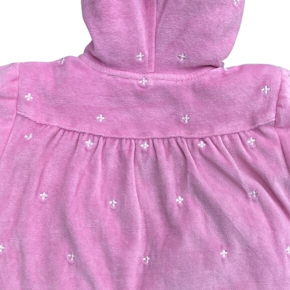 Disney Winnie the Pooh Embroidered Baby Velour Snowsuit Pink Bunting Zip-0-3 mos - Picture 11 of 16